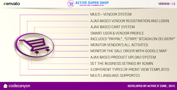 Active Super Shop Multi-vendor CMS