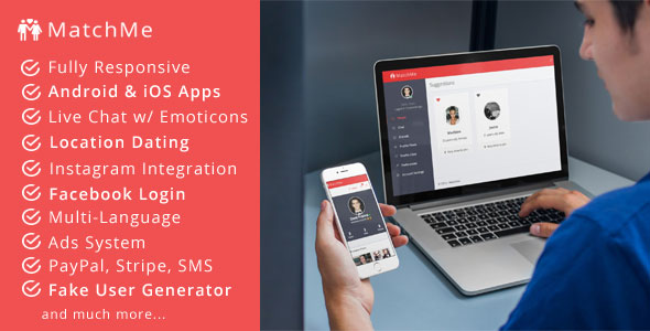 MatchMe - Complete Dating Script v1.6.2