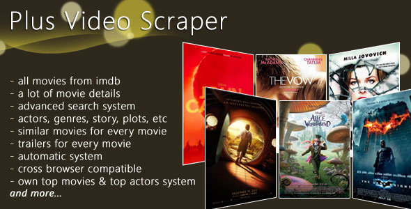 Plus Video Scrapper