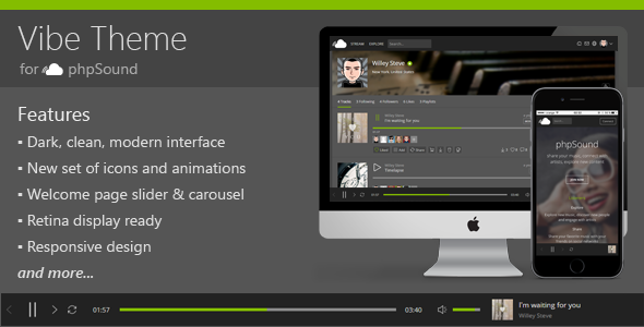 Vibe Theme for phpSound