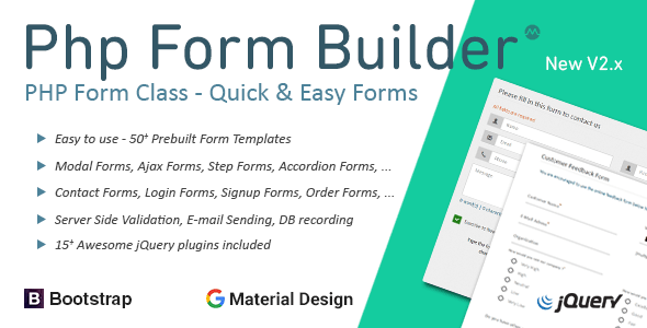 PHP Form Builder v2.0.3