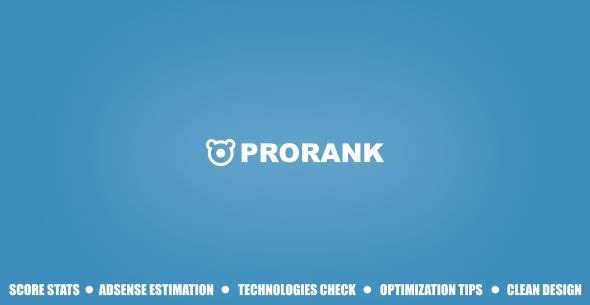ProRank v1.0.2 - Analyzer stats website ProRank v1.0.2 - Analyzer stats website