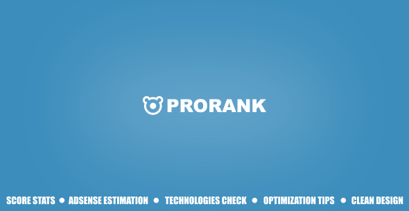 ProRank v1.0.2 - Analyzer stats website