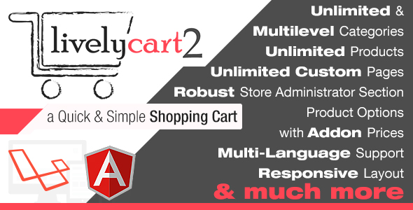LivelyCart 2 - a Quick and Simple jаvascript PHP Shopping Cart