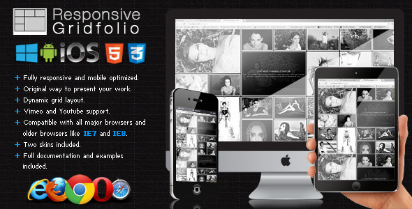 Responsive Gridfolio