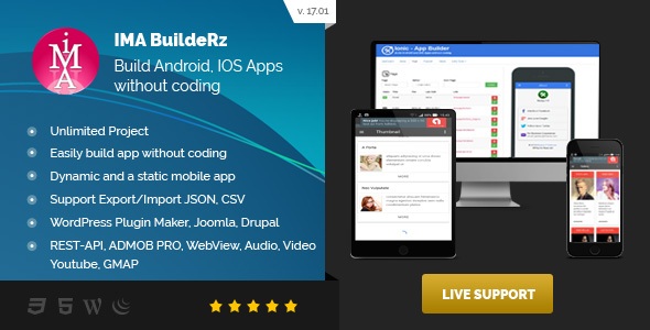 Ionic Mobile App Builder v17.02.01