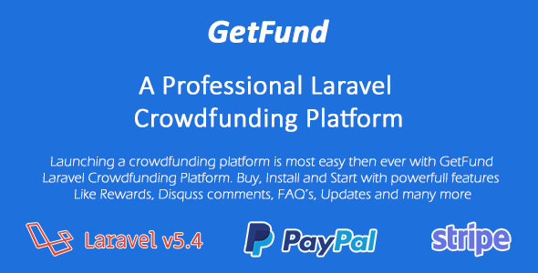 GetFund - A Professional Laravel Crowdfunding Platform