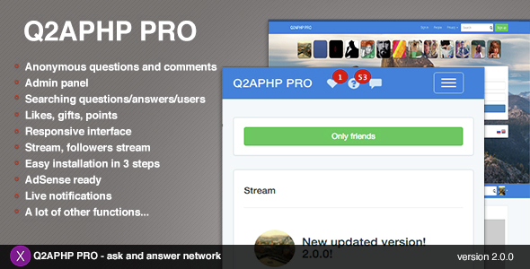 Q2APHP PRO v2.0.2 - q&a social network Q2APHP PRO v2.0.2 - q&a social network