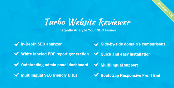 Turbo Website Reviewer v1.2 - In-depth SEO Analysis Tool