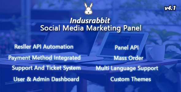 Indusrabbit v4.1 - SMM Panel