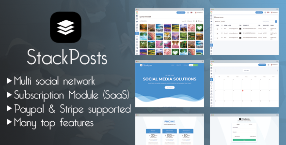 Stackposts v1.1 - Social Marketing Tool