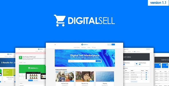 Digital Sell Marketplace PHP Script v1.1