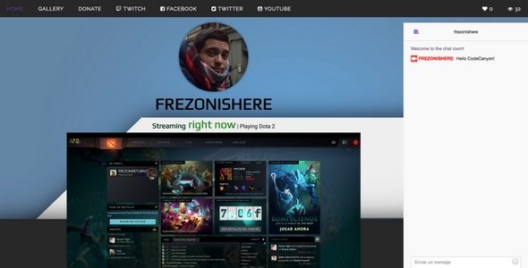 Twitch.tv - stream web streaming + gallery