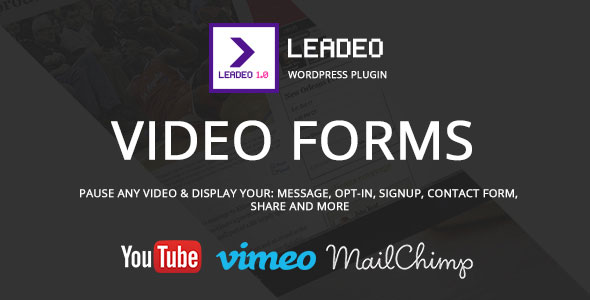 Leadeo - WordPress Plugin for Video Marketing Leadeo - WordPress Plugin for Video Marketing