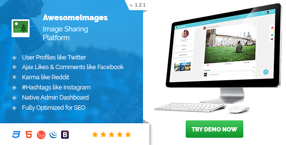 Awesome Images v1.2.1 - Photo Sharing Platform