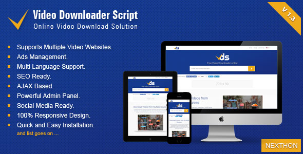 Video Downloader Script v1.3 - All In One Video Downloader