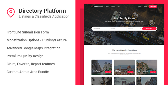 Directory Platform v1.0.6 - Listings & Classifieds