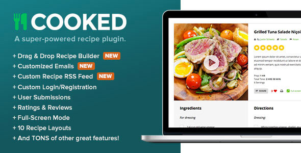 Cooked v2.3.5 - A Super-Powered Recipe Plugin Cooked v2.3.5 - A Super-Powered Recipe Plugin