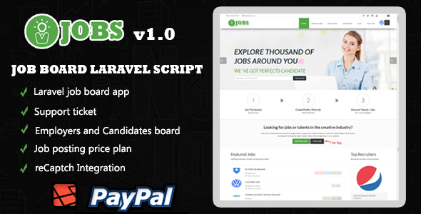 IJOBS - Job board laravel script