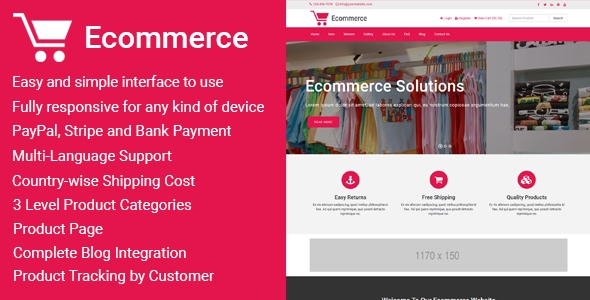 Ecommerce v1.2 - Responsive Ecommerce Business Management Script