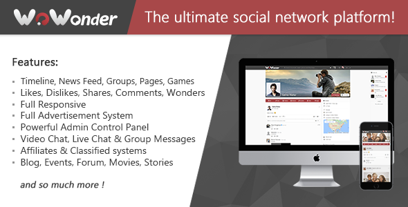 WoWonder v2.0 - The Ultimate PHP Social Network Platform - nulled