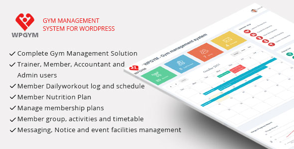 WPGYM - WordPress Gym Management System WPGYM - WordPress Gym Management System