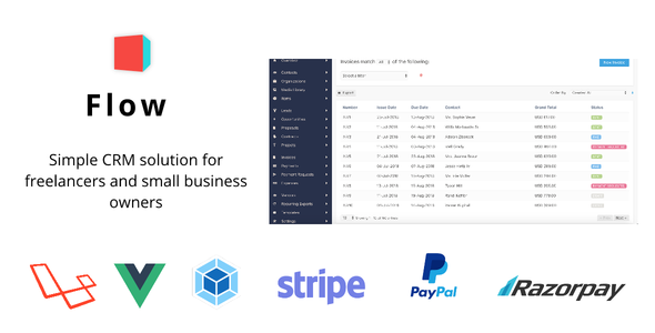 Flow - Simple CRM for Freelancers and Small businesses Flow - Simple CRM for Freelancers and Small businesses