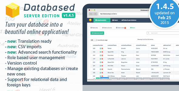 Database Application Platform v1.4.5