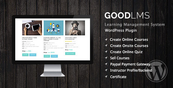 Good LMS v1.2.4 - Learning Management System WP Plugin