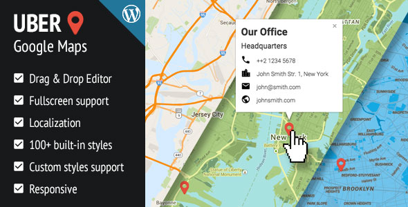 UBER Google Maps for WordPress v1.0.12 UBER Google Maps for WordPress v1.0.12