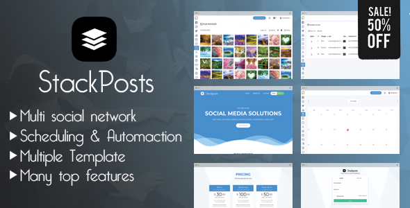 Stackposts v2.2 - Social Marketing Tool