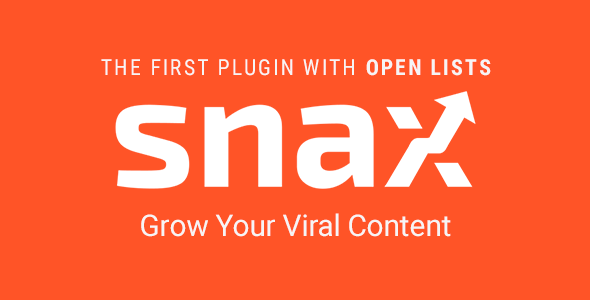 Snax v1.1 - Viral Front-End Uploader Snax v1.1 - Viral Front-End Uploader