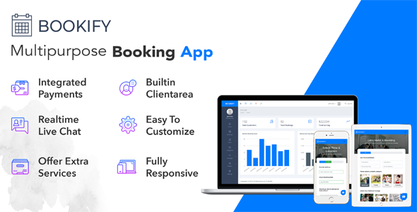 Bookify v1.3 - Multipurpose Booking App Bookify v1.3 - Multipurpose Booking App