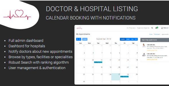 Medixa - Doctor/ Hospital Listing with Booking