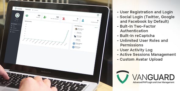 Vanguard v3.2.1 - Advanced PHP Login and User Management