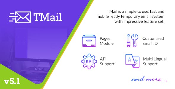 TMail v5.1.1 - Multi Domain Temporary Email System