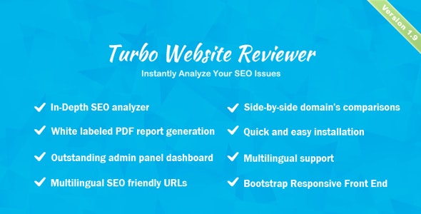 Turbo Website Reviewer v1.9 - In-depth SEO Analysis Tool