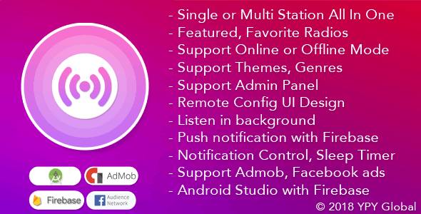 XRadio v3.4 - Best Radio Template For Android