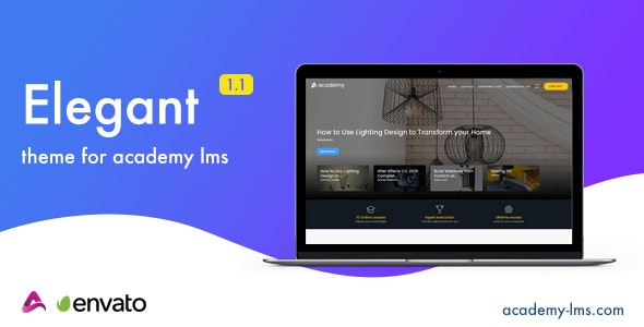 Elegant v1.1 - Academy LMS Theme