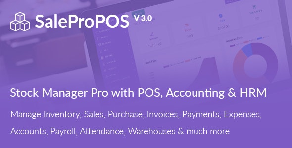 SalePro v3.0 - Inventory Management System with POS, HRM, Accounting