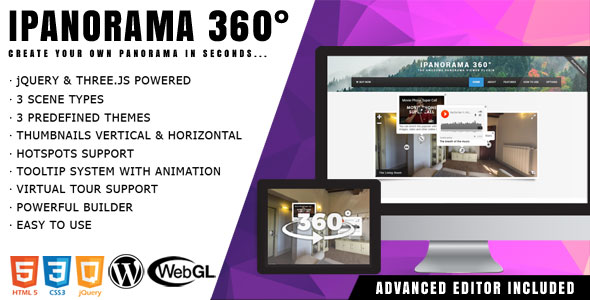 iPanorama 360° - Virtual Tour Builder for WordPress