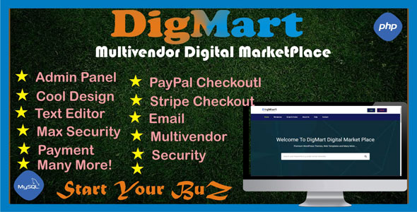 DigMart - Multivendor Digital MarketPlace PHP