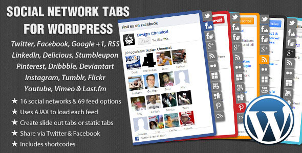 Social Network Tabs For WordPress v1.7.5 Social Network Tabs For WordPress v1.7.5