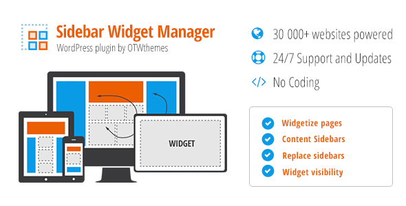 Sidebar & Widget Manager v3.23 Sidebar & Widget Manager v3.23