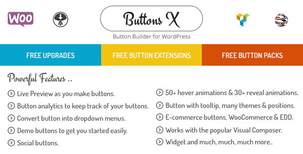 Buttons X v1.9.57 - Powerful Button Builder for WordPress
