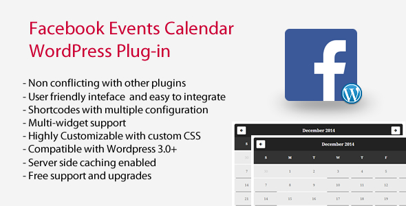 Facebook Events Calendar WordPress Plugin v4.9.6 Facebook Events Calendar WordPress Plugin v4.9.6