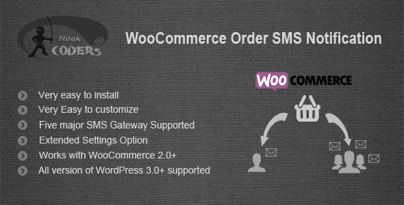 WooCommerce Order SMS Notification v1.9 WooCommerce Order SMS Notification v1.9