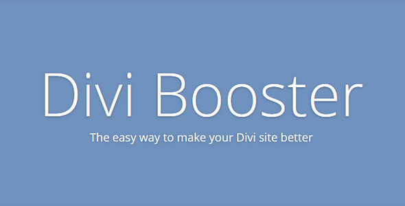 Divi Booster v2.5.5