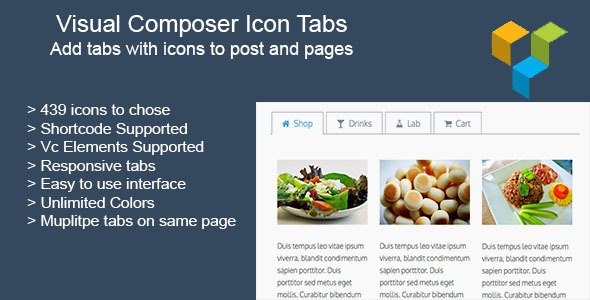 Visual Composer Icon Tabs v1.3 Visual Composer Icon Tabs v1.3