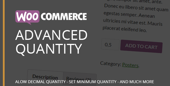 WooCommerce Advanced Quantity v2.2.4 WooCommerce Advanced Quantity v2.2.4